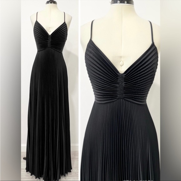 A.L.C. Aries Floor-Length Pleated Gown - Picture 1 of 12